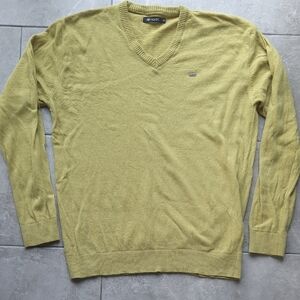 Men's V-Neck Sweater in Light Yellow by Aeropostale